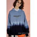 Hooded men's sweater hanging dye gradient men's sportswear